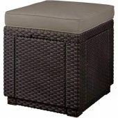 Garden chair/ storage box Cube with cushion