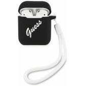 GUACA2LSVSBW Vintage case for Airpods 1/ 2 Black