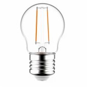 E27, G45, 2,5 W, 250 lm, 2700 K, kaitinimo siūlas