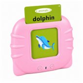 English Word Learning Card Reader Educational Toy Pink
