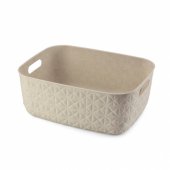 Basket Softex Brown 12.5L 38x29x14cm