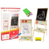 Wooden education board 2in1 Magnetic-chalkboard + Accessories Counting