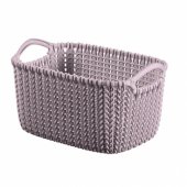Basket Knit Light Violet 3L 25x18x14cm