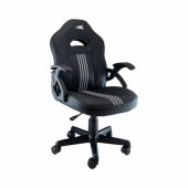 ABALONE-B/ W Gaming Chair, Black/ White