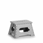 STOOL FOLDABLE PLASTIC GREY