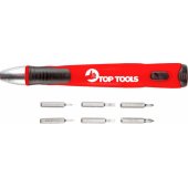 Top Tools screwdriver bits with handle 7 pieces