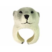 Rankos žiedas „Educational Animals“, baltasis lokys