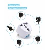 „Įkroviklio adapteris UK / US / AU / CH -u003e EU (220V)“ baltas