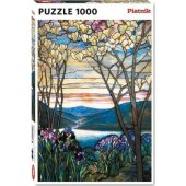 Piatnik dėlionė – 1000 Tiffany, magnolijos ir vilkdalgiai PIATNIK