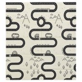 Foldable Double-Sided Foam Educational Crawling Mat – Road Design (180