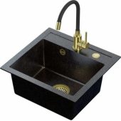 Steiner ART JOHNNY 110 (50x47x18.5) Steingran Art Gold Bla sink