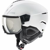 Instinct Visor 53-56 White/ Black Matt