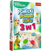 Trefl game flea dominoes kuku 3in1