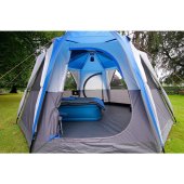 Coleman Octagon 8 hiking tent blue