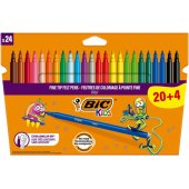 Bic Kid Visa flomasteriai, 24 spalvos (897098)
