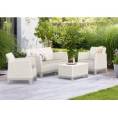 Scandi Forma 2 Seater Set Pebble Grey / Light Beige