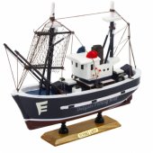 Kolekcinis dekoratyvinis žvejybinio laivo modelis Flying Lady 24x23cm