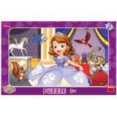 _6811355 Dino rėminė dėlionė, 15 vnt., maža, Disney Sofia the First