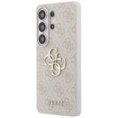 PU 4G Metal Logo dėklas Galaxy S26 Ultra, rožinis