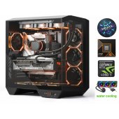 HydroX Ryzen 5 9600X 64GB 512GB SSD 1TB HDD RTX 4060Ti NoOS Black