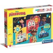 Clementoni CLE 24 dalių maxi SuperKolor Disney Firebud 24244 dėlionė