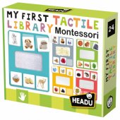 _7044055 HEADU Montessori Educational game "My first tactile library"