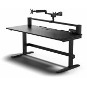 Platform:6 Fixed-Height Desk Black