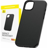 "Fauxther Series Case iPhone 15 Pro Max" Black
