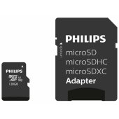128GB microSDXC Class 10 + adapteris FM12MP45B/ 10