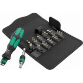 Wera Kraftform Kompakt 71 Security, 32-piece, socket wrench black/ gree