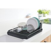 SinkSide Dish Drying Rack Dark Grey
