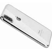 „Glitter“ nugarėlė „iPhone XS Max“, sidabrinė