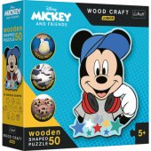 TREFL DISNEY medinė dėlionė – Peliukas Mikis, 50 vnt.