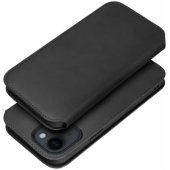 Dual Pocket Book Cover Xiaomi Redmi Note 12 4G, juodas