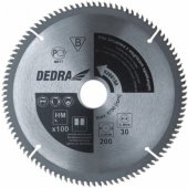 Dedra diskinio pjūklo diskas 210x30 100z. su karbido įdėklais (H210100)
