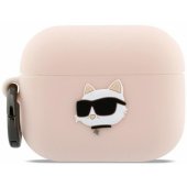 Silicone Chaupette Head 3D Apple AirPods Pro 3 Pink