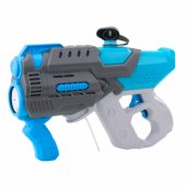 Electric Water Gun Soap Bubbles 2in1 Gray Blue