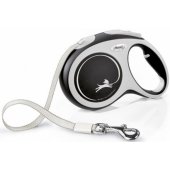 Flexi automatic leash New Comfort L 8 m color black.