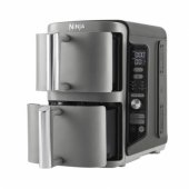 _6823600 Ninja SL400EU gruzdintuvė Dviguba 9.5 L 2470 W Karšto oro gruzdintuvė Juoda,