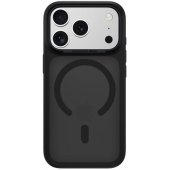Magnetic Mist Metal Frame Case iPhone 17 Pro Max Black