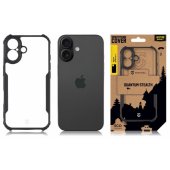 "Quantum Stealth Cover iPhone 17", skaidrus-juodas