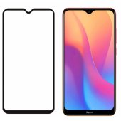 „5D visiškai klijuojamas grūdintas stiklas Xiaomi Redmi 9A/ Redmi 9C“, juodas