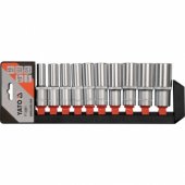 Yato Zestaw nasadek 6-kątnych 1/ 2®® 10-24mm długich 10szt. (YT-38861)