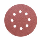 Klingspor šlifavimo diskai su lipukais, 125mm, su skylėmis, grūdėtumas 120, 5 vnt. 45297