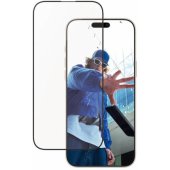Ekrano apsauginė plėvelė su aliuminio rėmeliu iPhone 16 Pro Max, Ultra-Wide Fit