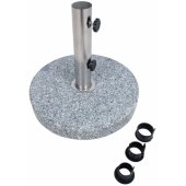 Parasol base 40x40cm Granite