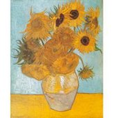 Clementoni Museum Collection: Van Gogh – Vaza su saulėgrąžomis, dėlionė