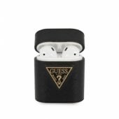 "Guaca2vsatmlbk Saffiano Silicone Case Apple Airpods" Black