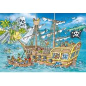_6821023 Ravensburger dėlionė 2x24 vnt. Piratai
