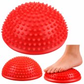 Sensory Hemisphere for Massage and Balance Exercises, Red, 16 cm